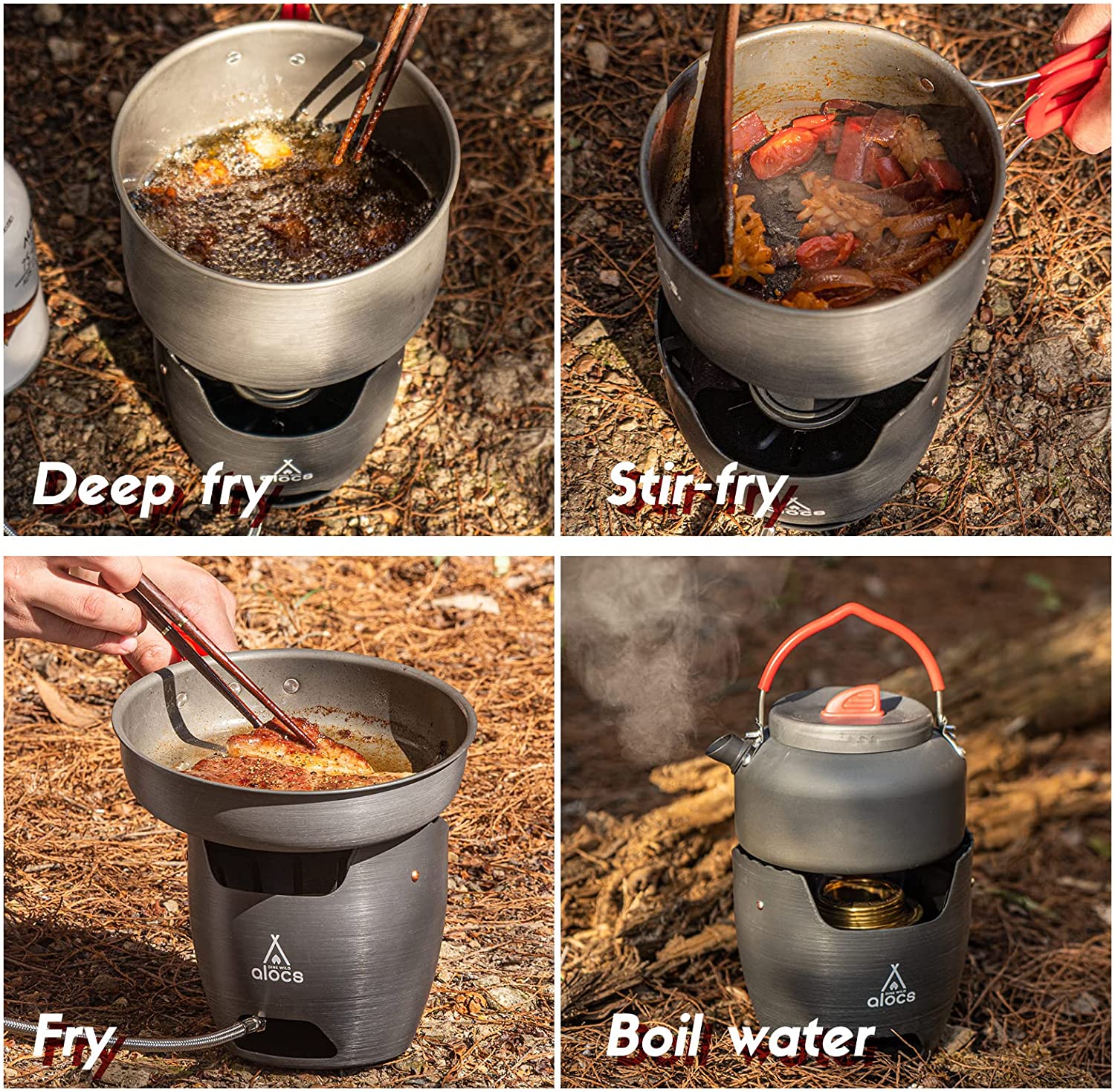 Camping Mini Lightwtweight Stove Set