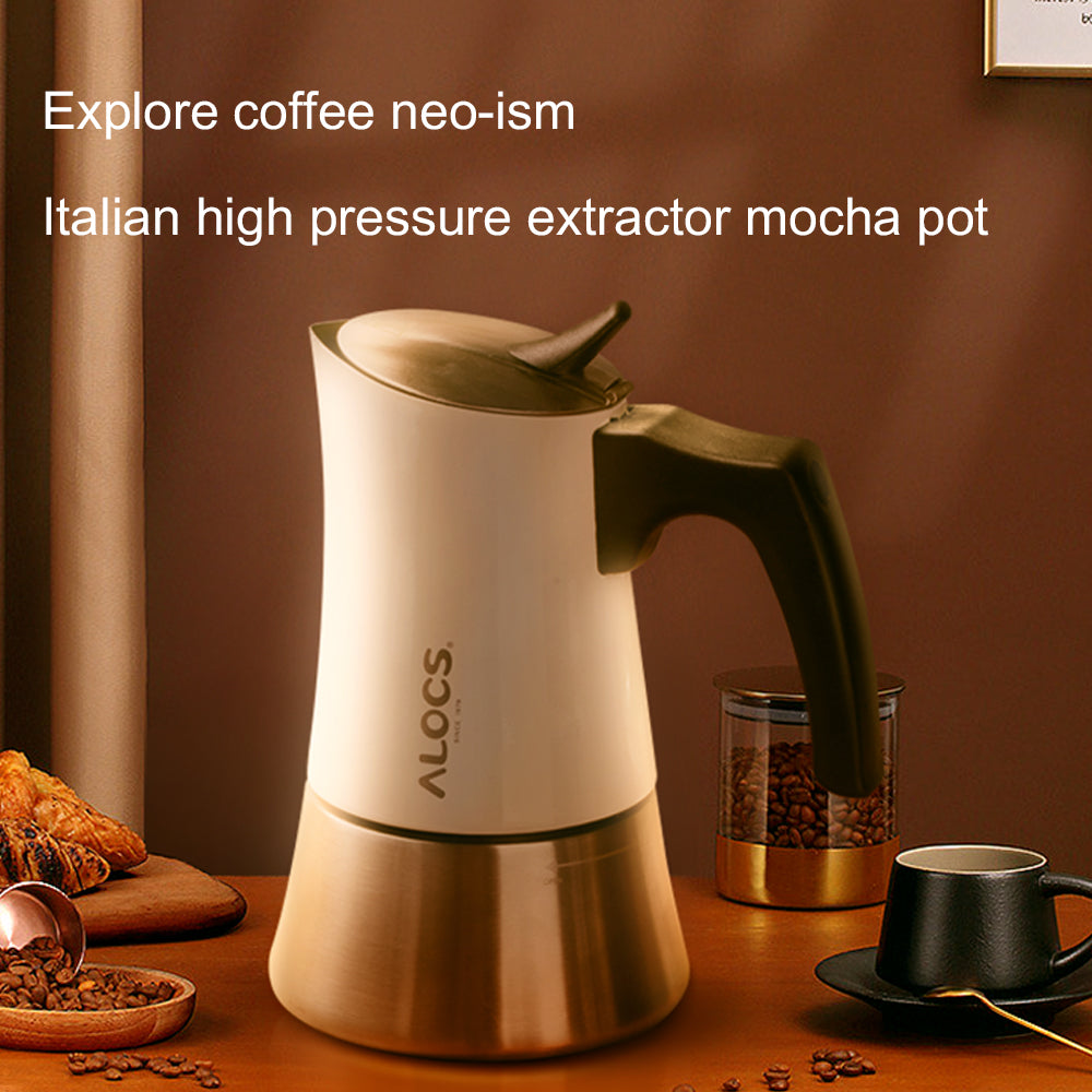 Portable Mocha Coffee Pot Italian