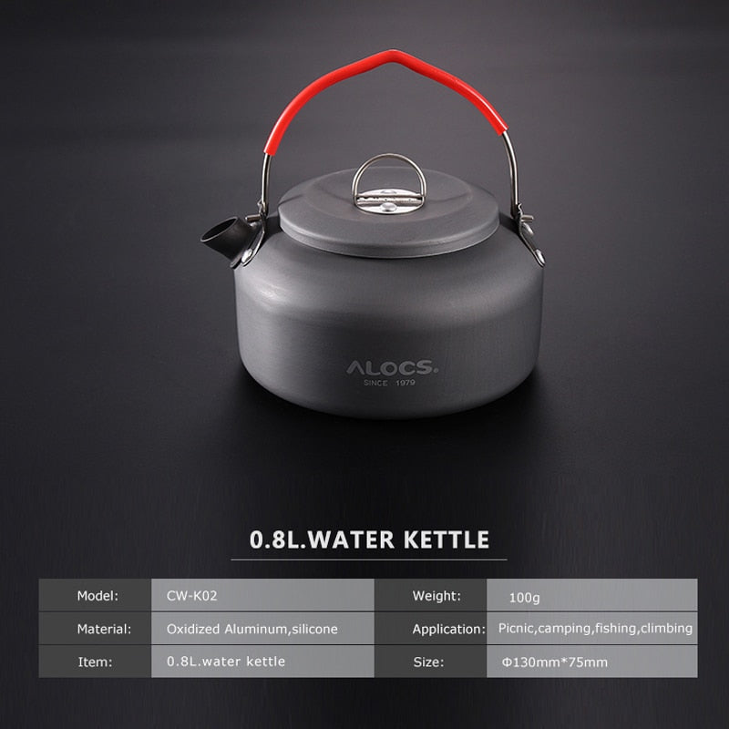 0.8L 1.4L Outdoor Water Kettle Teapot Coffee Pot