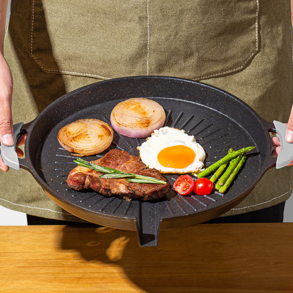 Outdoor Korean Non-Stick Barbecue Tray