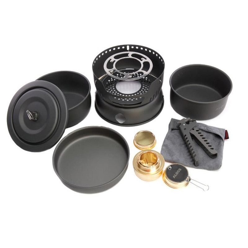 10 pieces Camping Cooking Set