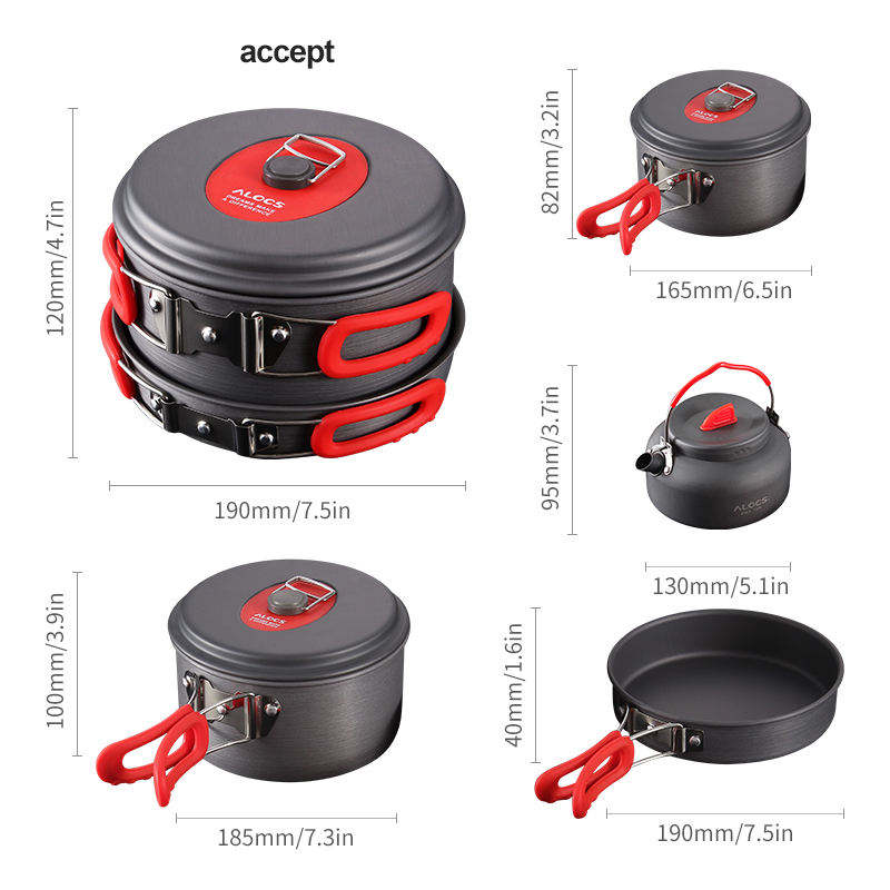 Multi person Camping Cookware Set