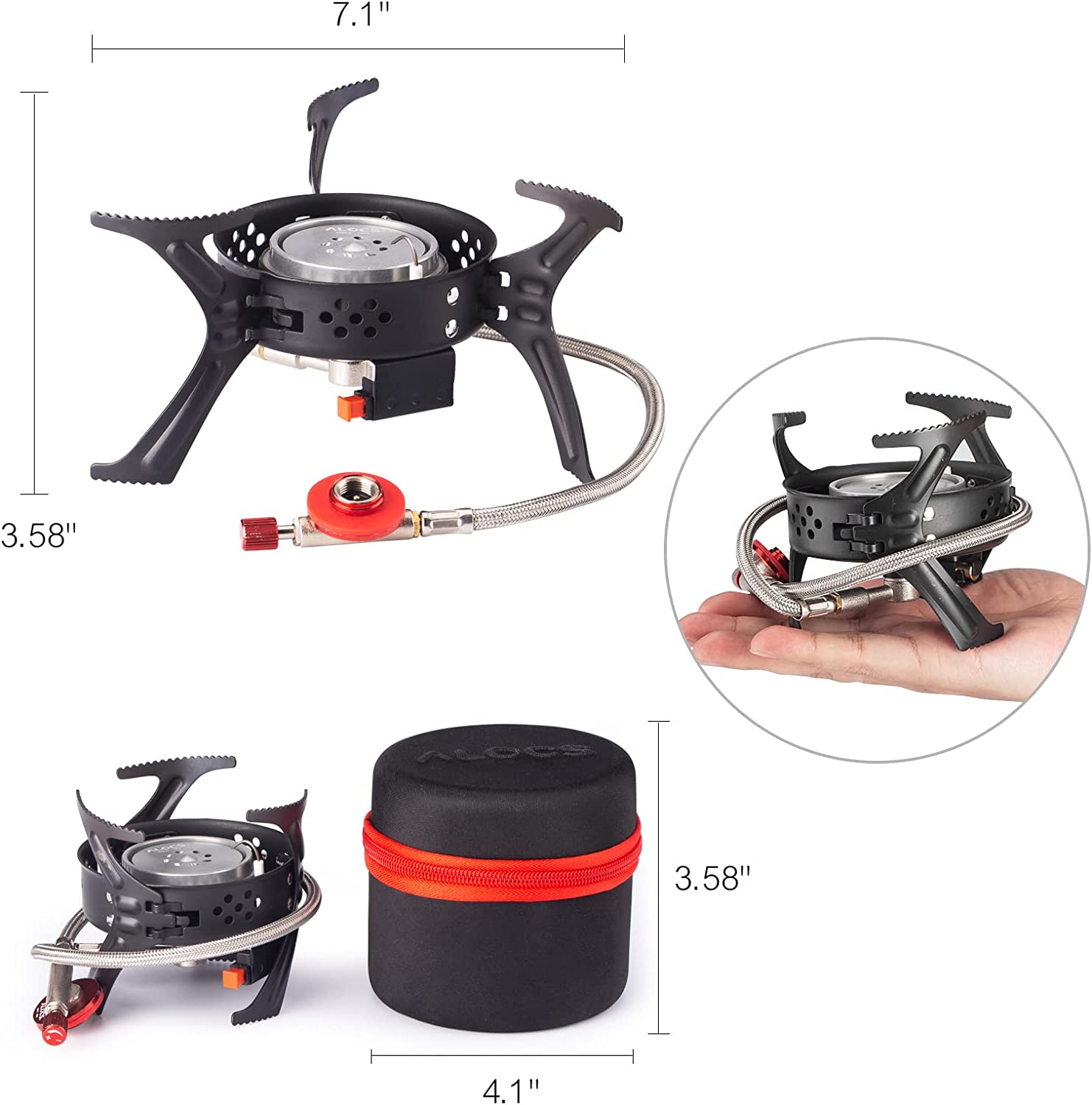 Camping Portable Wind Resistance Gas Stove