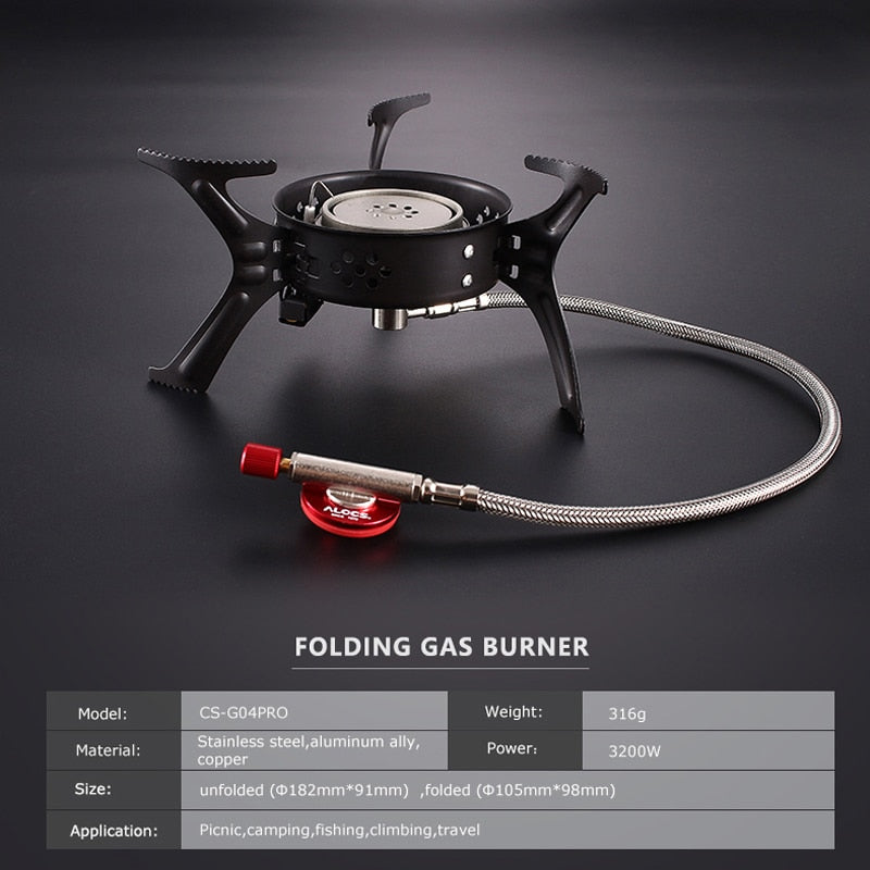 3500W Camping Cooking Gas Stove Burner