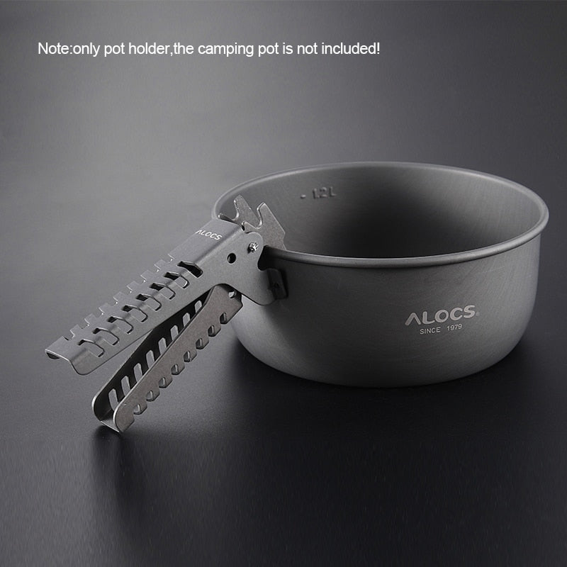 Camping Pot Lifter Gripper Bowl Pan Holder